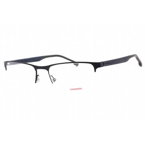 Men's Eyeglasses - Blue Half Rim Rectangular Metal Frame / 88640PJP 00 - Carrera - Modalova