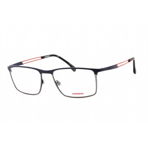Men's Eyeglasses - Blue Rectangular Metal Frame Clear Lens / 8831 0PJP 00 - Carrera - Modalova