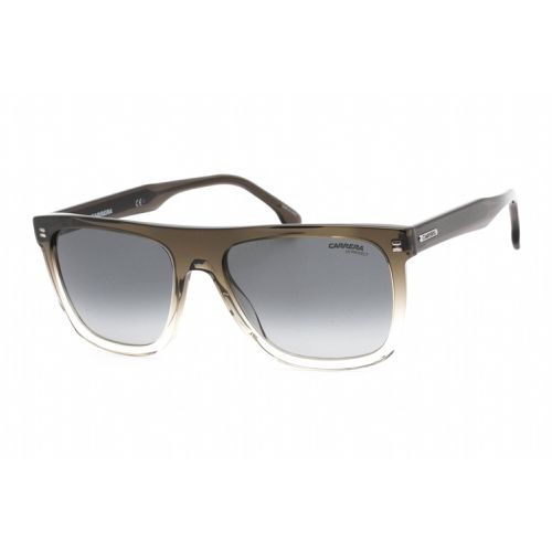 Men's Sunglasses - Grey Gradient Rectangular Plastic Frame / 267/S 02M0 9O - Carrera - Modalova