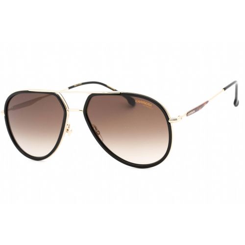 Unisex Sunglasses - Black Gold Aviator Metal Frame / 295/S 02M2 HA - Carrera - Modalova