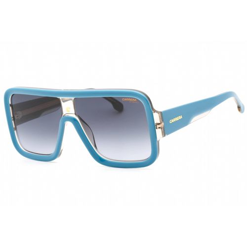 Unisex Sunglasses - Blue Beige Square Shape Plastic Frame / FLAGLAB 14 0YRQ 9O - Carrera - Modalova