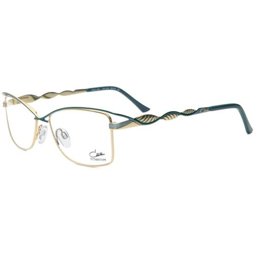 Women's Eyeglasses - Green and Gold Butterfly Shape Frame / 1264 C002 - Cazal - Modalova