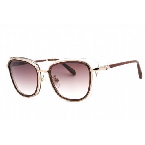 Women's Sunglasses - Gold Cat Eye Frame Grey Gradient Lens / SCHD40S 08FE - Chopard - Modalova