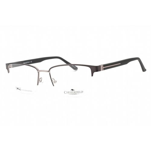 Men's Eyeglasses - Matte Grey Half Rim Metal Frame / CH 87XL 0FRE 00 - Chesterfield - Modalova