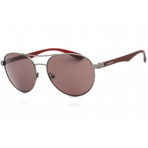 Women's Sunglasses - Matte Gunmetal Frame Grey Lens / CK19313S 008 - Calvin Klein Retail - Modalova