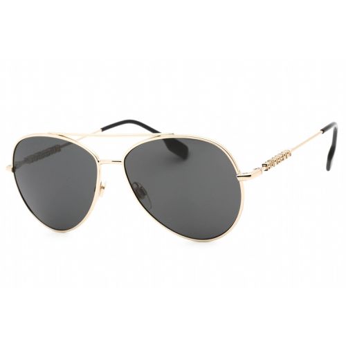 Women's Sunglasses - Light Gold Metal Frame Dark Grey Lens / 0BE3147 110987 - BURBERRY - Modalova