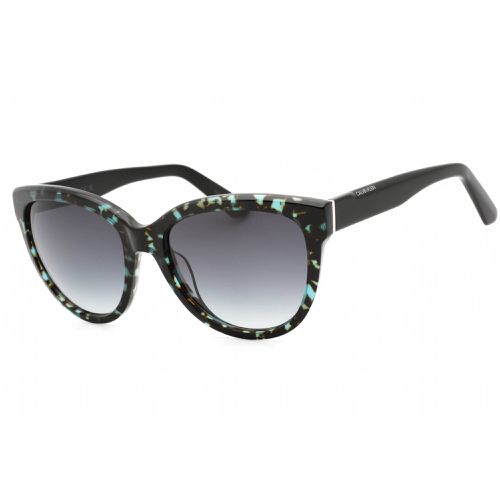 Women's Sunglasses - Petrol Havana Plastic Full Rim Frame / CK21709S 333 - Calvin Klein - Modalova