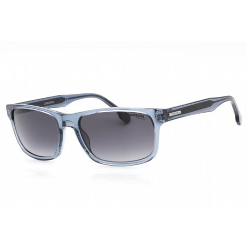 Men's Sunglasses - Blue Plastic Frame Dark Grey Lens / 299/S 0PJP 9O - Carrera - Modalova