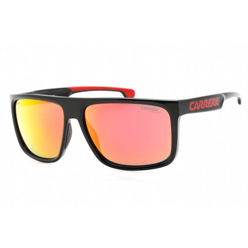 Carrera Men's Sunglasses - Red Black Rectangular Frame / DUCATI CARDUC 011/S 00A4 UZ - Carrera Ducati - Modalova