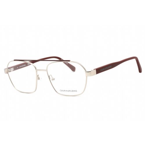 Unisex Eyeglasses - Silver/Cargo Frame / CKJ19301 046 - Calvin Klein Jeans - Modalova