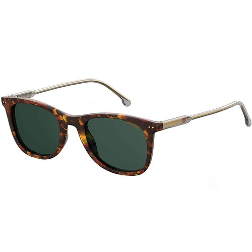 Unisex Sunglasses - Tortoise Wayfarer Shape Frame Green Lens / 197-S 0086 QT - Carrera - Modalova