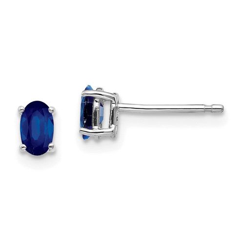 K White Gold Sapphire Earrings - Jewelry - Modalova