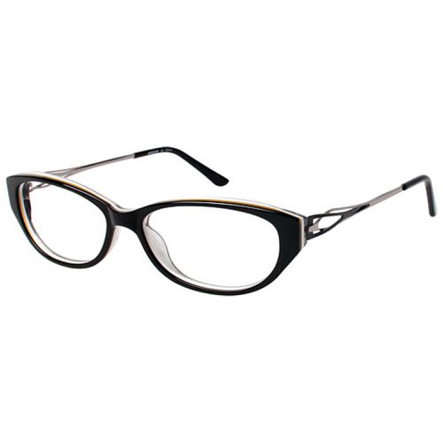 Women's Eyeglasses - Black Rectangular Full-Rim Frame / 18422 538 - Aristar - Modalova
