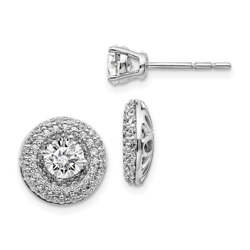 K White Gold Diamond Jacket w/Stud Semi-mount Earrings - Jewelry - Modalova