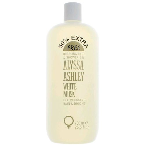 Women's Bubbling Bath and Shower Gel - White Musk Luxurious, 25.5 oz - Alyssa Ashley - Modalova