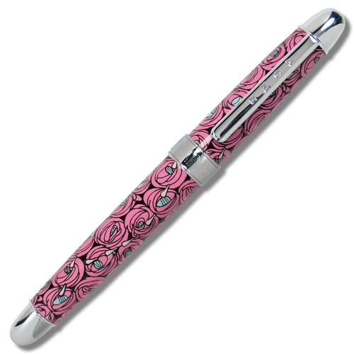 Roller Ball Pen - Roses Pink and Silver / PCM01R - ACME - Modalova