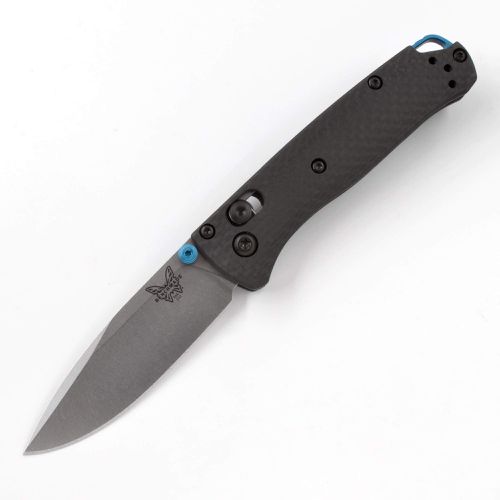 Pocket Knife - Mini Bugout Black Carbon Fiber Handle Drop-point / 533-3 - Benchmade - Modalova