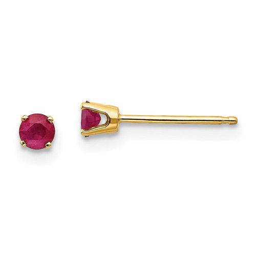 K 3mm July/Ruby Post Earrings - Jewelry - Modalova