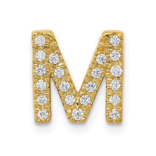 K Diamond Initial M Charm - Jewelry - Modalova