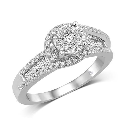 K White Gold 4/5 Ct.Tw. Diamond Fashion Ring - Star Significance - Modalova