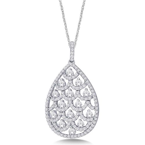 K White Gold 1 2/5 Ct.Tw. Diamond Fashion Pendant - Star Significance - Modalova