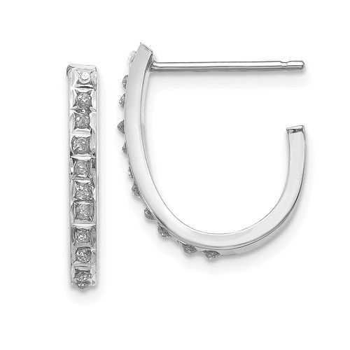 K White Gold Diamond Fascination Hoop Earrings - Jewelry - Modalova
