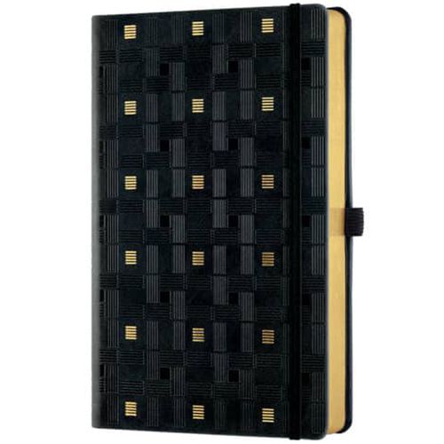 A5 Notebook - Copper and Gold Weaving Gold, Blank, Black / QC8QM-464 - Castelli - Modalova