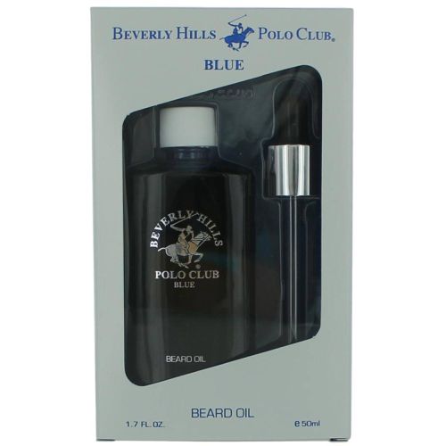 Men's Beard Oil - Blue Refreshing Citrus and Clove, 1.7 oz - Beverly Hills Polo Club - Modalova