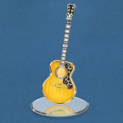 Acoustic Guitar Glass Figurine - Jewelry - Modalova