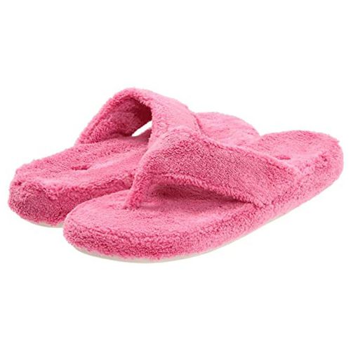 Women's Slippers - Spa Thong with Memory Foam, Azalea, Small / A10454AZLWS - Acorn - Modalova