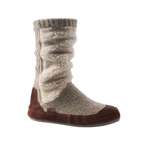 Women's Slouch Boots - Genuine Suede Toe, Buff Popcorn, Small / A10161ACCWS - Acorn - Modalova