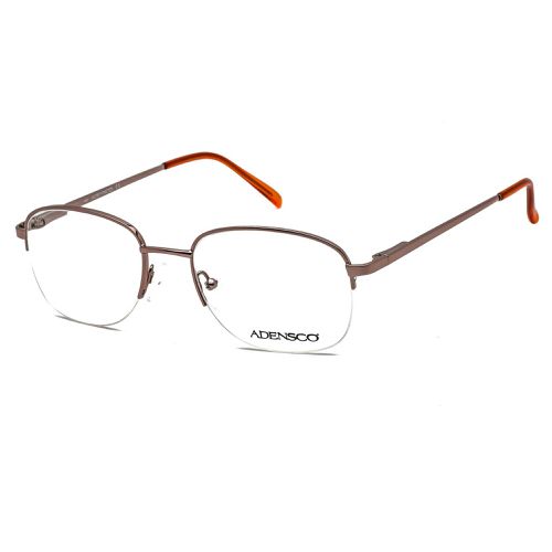 Men's Eyeglasses - Light Brown Half Rim Frame Clear Lens / Bill/N 01WK 00 - Adensco - Modalova