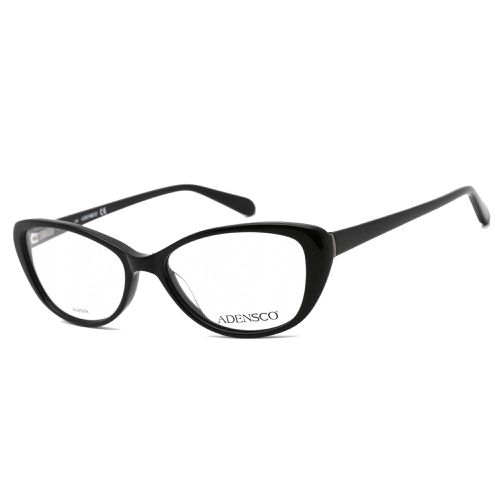 Women's Eyeglasses - Black Full Rim Plastic Frame Clear Lens / Ad 220 0807 00 - Adensco - Modalova