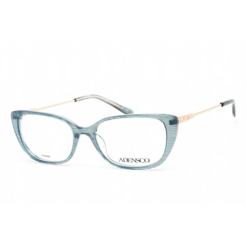 Women's Eyeglasses - Blue Crystal Acetate Cat Eye Shape Frame / AD 242 0OXZ 00 - Adensco - Modalova