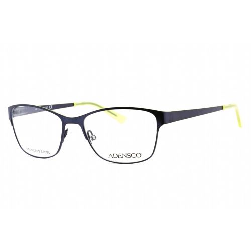 Women's Eyeglasses - Full Rim Navy Metal Rectangular Frame / Ad 205 0EST 00 - Adensco - Modalova