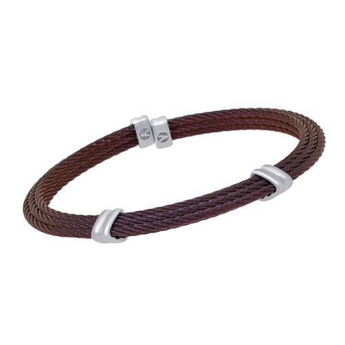 Stainless Steel Cable Bracelet 04-89-4320-00 - Alor - Modalova