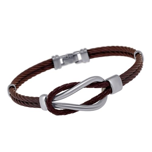 Stainless Steel Cable Bracelet 04-89-BU05-00 - Alor - Modalova