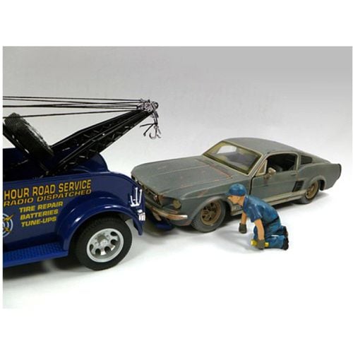Figurine - Tow Truck Driver/Operator Scott for 1/24 Scale Models - American Diorama - Modalova