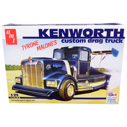 Scale Model Kit - Skill 3 Tyrone Malone's Kenworth Custom Drag Truck Plastic - AMT - Modalova