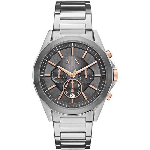 Men's Chronograph Watch - Drexler Grey Dial Bracelet / AX2606 - Armani Exchange - Modalova