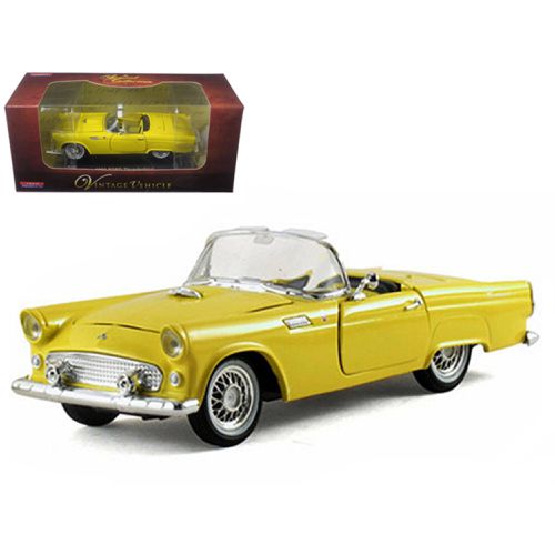 Products 1/32 Scale Diecast Model Car - 1955 Ford Thunderbird Convertible Yellow - Arko - Modalova