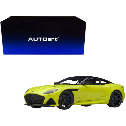 Model Car - 1/18 Scale Aston Martin DBS Superleggera RHD Lime Essence, Green - Autoart - Modalova