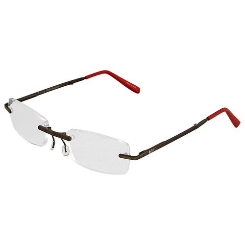 Unisex Eyeglasses - Folding Readers +1.50, Matt Grey/Red / 2244-92-15 - B+D - Modalova