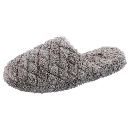 Women's Clog Slippers - Spa Quilted Skid Resistant, Grey, Large / A20123GRYWL - Acorn - Modalova