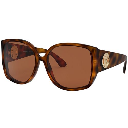 Women's Sunglasses - Havana Acetate Frame Fixed Nose Pad / BE4290 3382/3 - BURBERRY - Modalova