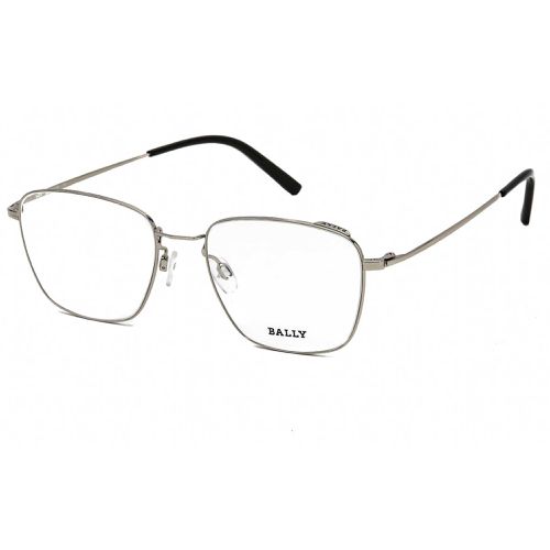 Men's Eyeglasses - Shiny Palladium Square Metal Frame Clear Lens / BY5010-D 016 - Bally - Modalova