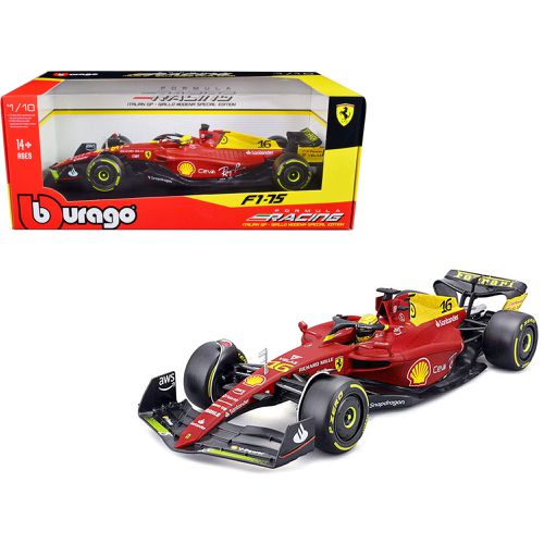 Diecast Model Car - Formula Racing Ferrari F1-75 #16 Charles Leclerc - Bburago - Modalova