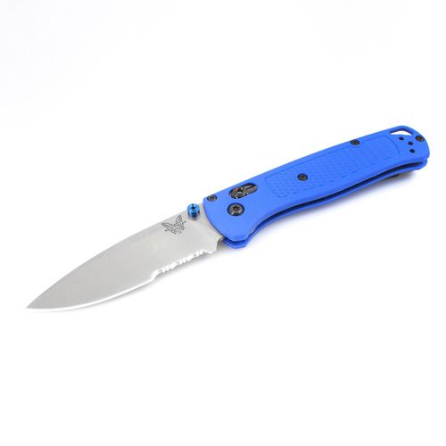 Folding Knife - Bugout Axis Lock Drop Point Blade Blue Grivory Handle / 535S - Benchmade - Modalova