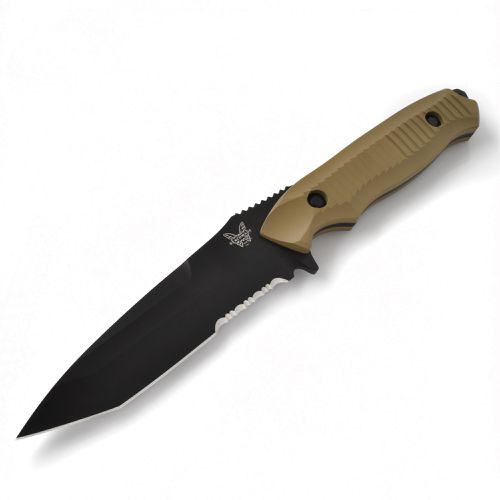 Fixed Knife - Nimravus Tanto Blade with Sand Aluminum Handle / 141SBKSN - Benchmade - Modalova