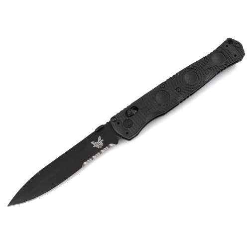 Knife - Socp Tactical Folder D2 Spear Point Steel Blade CF-Elite / 391SBK - Benchmade - Modalova